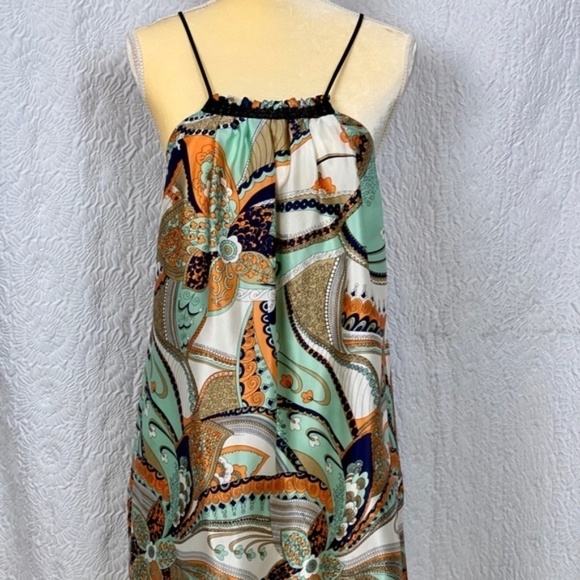 Arden B. Trapeze Racerback/Halter Mini Dress - Picture 1 of 11